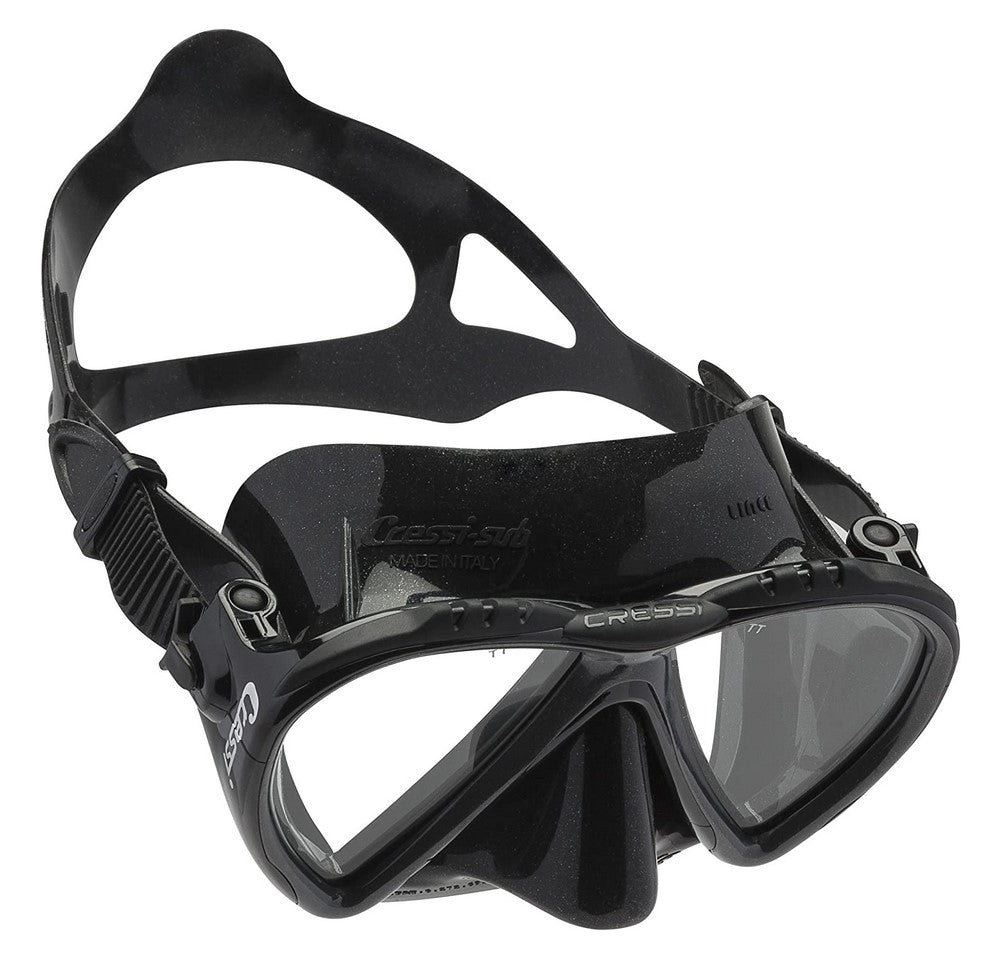 Lince Maschera Subacquea in Silicone Nero