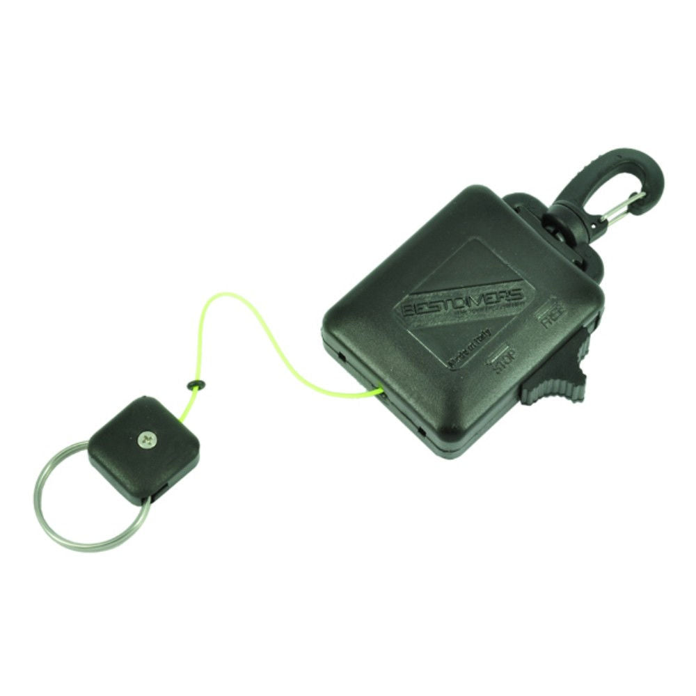 Retractor Autobloccante con Cavo Dyneema 100cm e Anello Inox