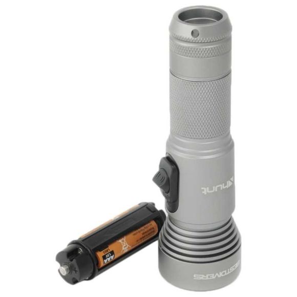 X-Hunt-R 2020 Torcia 300-500 Lumen - Funziona con Batterie Ministilo - Trasformabile in Ricaricabile