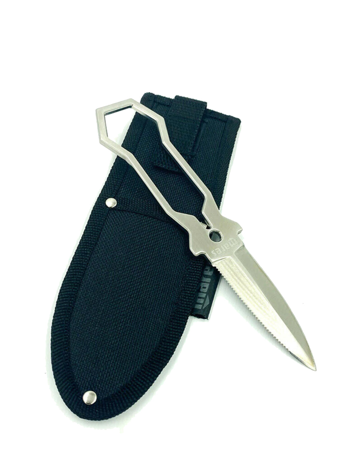 Hero Poligon Coltello Subacqueo con Fodero in Cordura