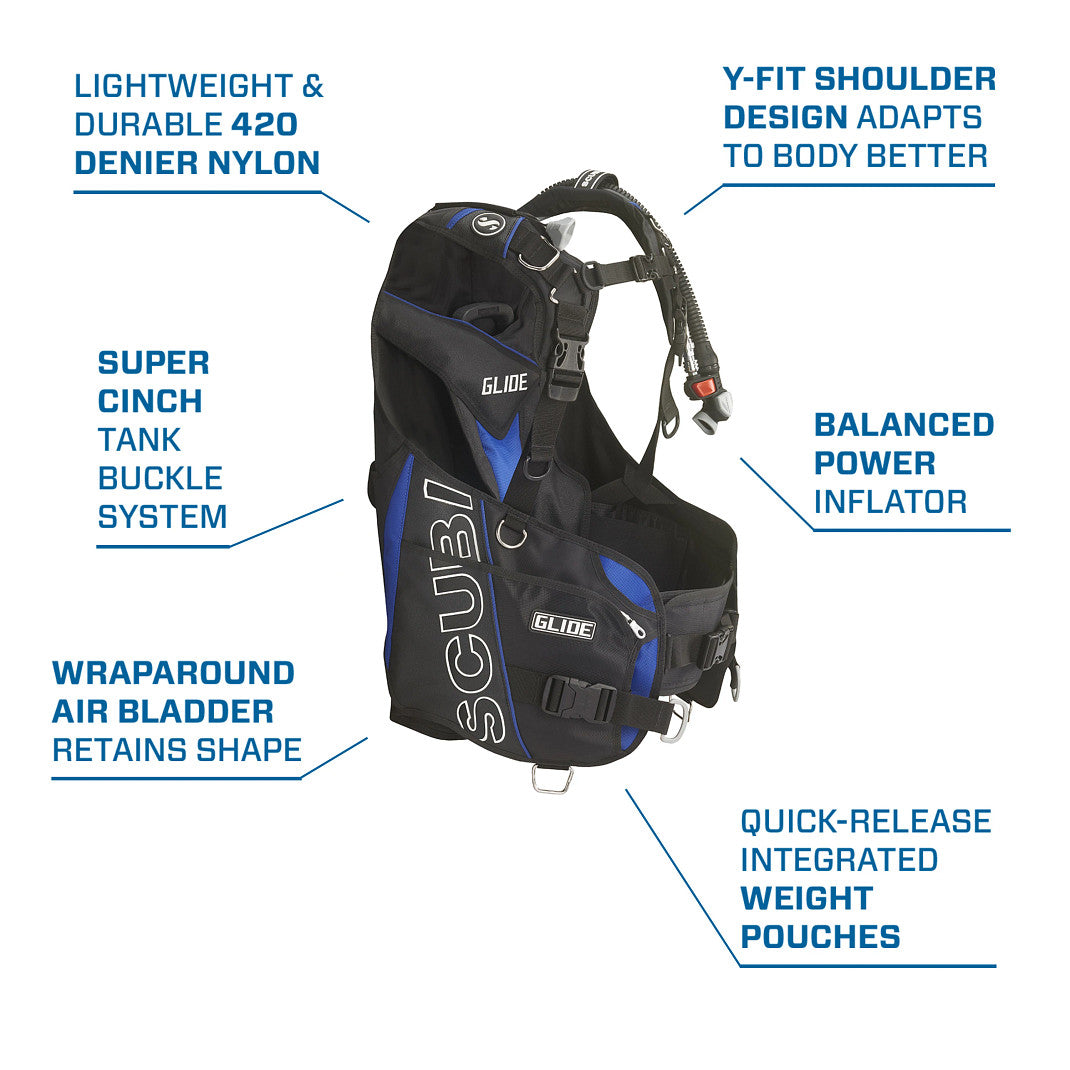 Glide Jacket Sacco Classico con Tasche Piombi Sganciabili