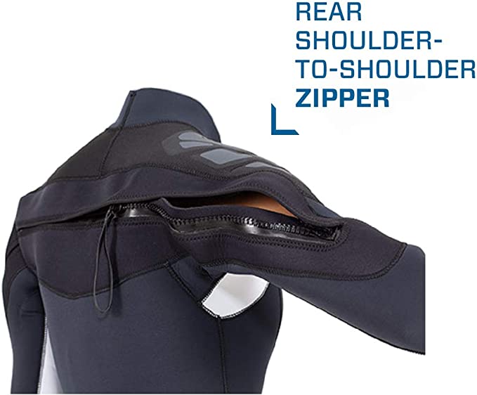 Muta Semi Stagna Donna Nova Scotia 7.5mm con Cappuccio Incluso