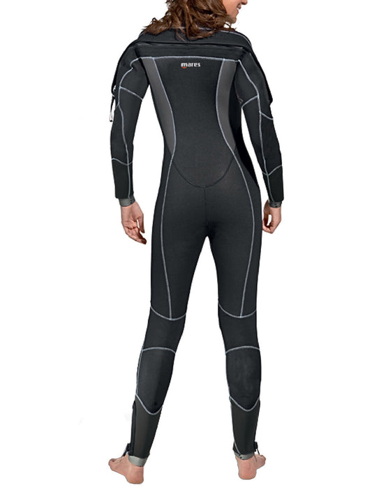 Muta-Semistagna Donna 6.5mm New Flexa Therm con Zip a Polsi e Caviglie e Cappuccio Separato in Dotazione